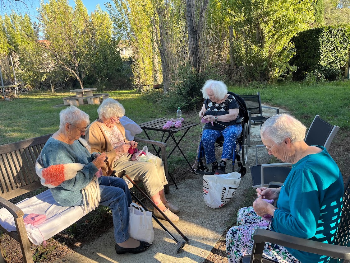 Jardin de la maison de retraite Lo Portanel à sain-Marcel-sur-Aude