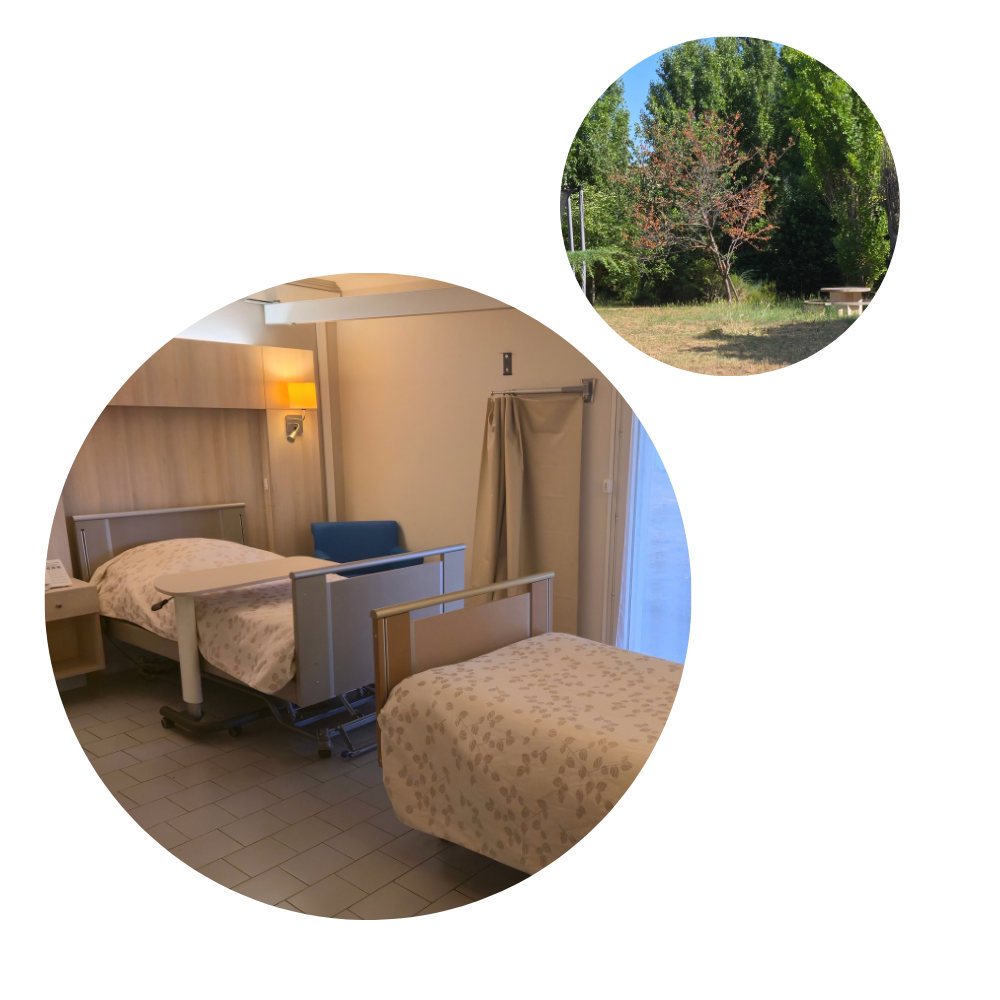 Un parc arboré à Lo Portanel votre EHPAD à Saint-Marcel-sur-Aude